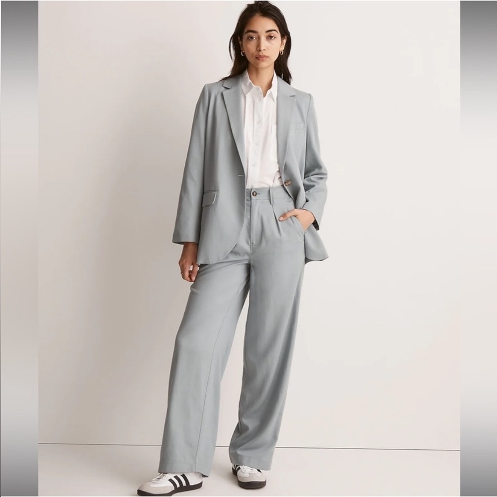 NEW MADEWELL Lanie Pant Drapey Twill Size 0 Overcast